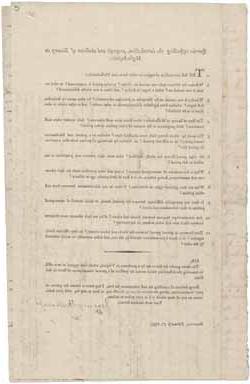 约翰·艾略特给杰里米·贝尔纳普的信(og体育平台马萨诸塞州奴隶制问题的印刷通告), (1795年2月) 