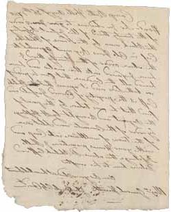 1780年8月26日，约翰·雅各布斯致威廉·希思的信，og体育平台菲利克斯·库夫的地位 