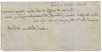 Document by Samuel Stillman certifying that Hartford Turner and Dinah Ned were married by him, 8 April 1784 