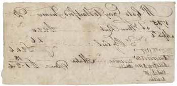Receipt from Cato Gray to Hartford Turner, 6 April 1785 