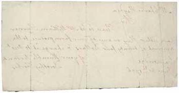 Note from Dorothy Forbes to Charles Hayden, 30 June 1786 